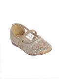 Infant and Young Toddler Girls Crystal Shoe